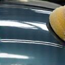 Polissage capot voiture